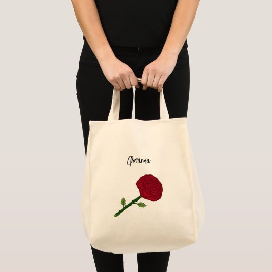 Impulse Tasche mit rote Rose (Vorderseite (Produkt))