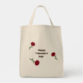 Impulse Tasche mit rote Rose (Rückseite)