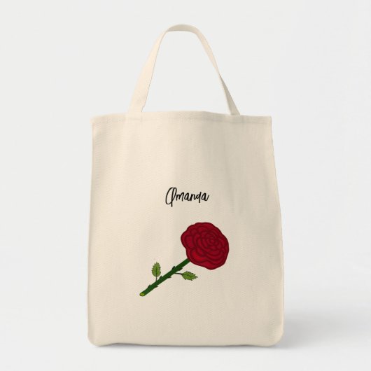 Impulse Tasche mit rote Rose (Vorne)