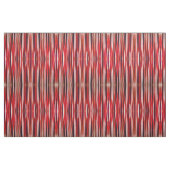 Impulsives Abenteuer-rotes gestreiftes abstraktes Stoff (Fat Quarter (45,7 x 55,9 cm))