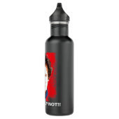 Imran Khan absolut nicht PTI Pakistan Premierminis Edelstahlflasche (Rechts)