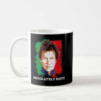 Imran Khan absolut nicht PTI Pakistan Premierminis Kaffeetasse