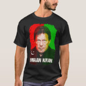 Imran Khan PTI Party Pakistan Unterstützung 40. T-Shirt (Vorderseite)