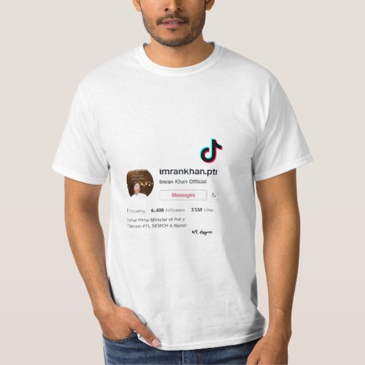 Imran Khan tiktok T-Shirt (Vorderseite)