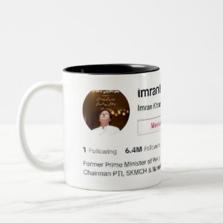 Imran Khan tiktok Zweifarbige Tasse