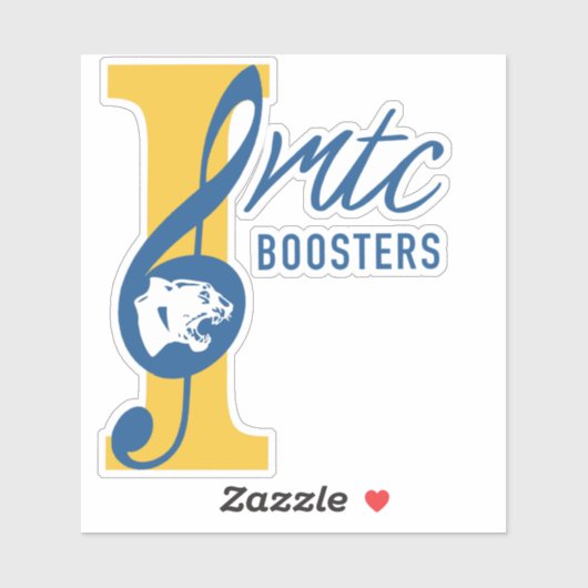 IMTC Boosters Car Decal (Clear) Aufkleber (Blatt)
