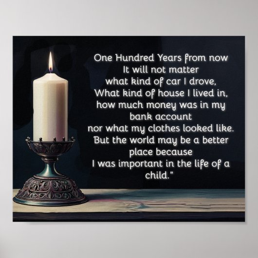 In 100 Jahren... Poster (Vorne)