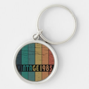 In 1985 Geborenes Vintage-Geburtstagsgeschenk Schlüsselanhänger
