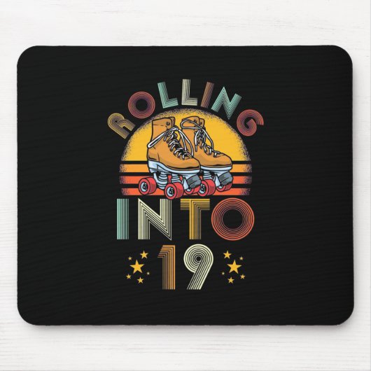 in 19 Jahre alt Mousepad (Vorne)