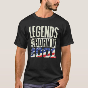In 2001 Geborene Legenden Vintagen 19 Jahre T-Shirt