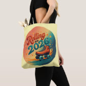 In 2026 rollender Retro-Skate-Tote Tasche (Von Nahem)