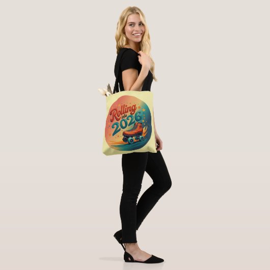 In 2026 rollender Retro-Skate-Tote Tasche (Am Model)