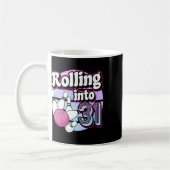 In 31 Bowling 31. Geburtstag Kaffeetasse (Links)