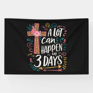 In 3 Tagen kann viel geschehen Jesus Ostern Banner