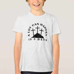 In 3 Tagen kann viel geschehen Ostern Tri-Blend Shirt