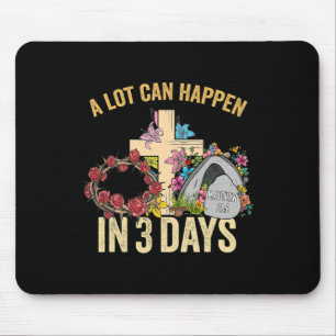 In 3 Tagen kann viel passieren, Floral Retro Vinta Mousepad