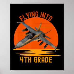 In 4. Klasse Jungs zurück zur Jet Grap Poster