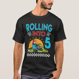 In 5 Go Kart Racing Go Kart 5. Geburtstag T-Shirt