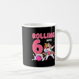 In 6. Geburtstag Einhorn-Bowling 6 Jahre Kaffeetasse
