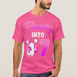 In 7 Jubelndes Cheerleader 7. Geburtstagsmädchen C T-Shirt