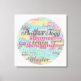 In 80 Tagen um die Welt Leinwanddruck