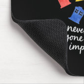 In 900 Jahren Zeit- und Raumplanung Mousepad (Ecke)