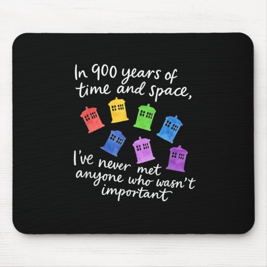 In 900 Jahren Zeit- und Raumplanung Mousepad (Vorne)