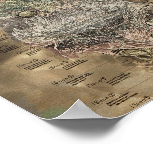 In A8 hergestellt Poster (Ecke)