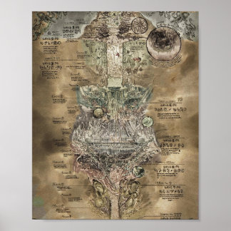 In A8 hergestellt Poster