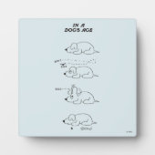 In a Dog's Age Fotoplatte (Vorderseite)