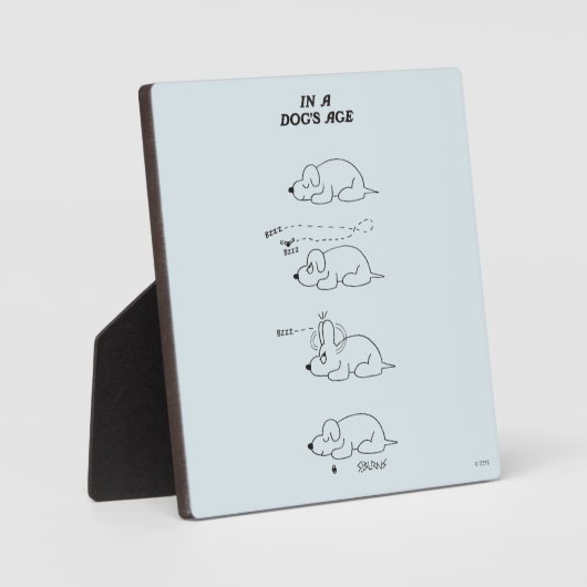 In a Dog's Age Fotoplatte (Vorderseite)