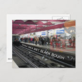 "In a Station of the Metro" Pound/Paris Postkarte (Vorne/Hinten)