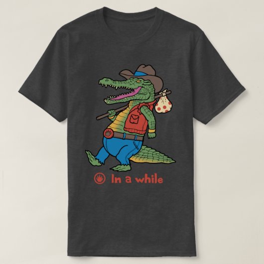 In a While Krokodil  T-Shirt (Design vorne)