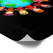 In A World Be Kind Sitive Kids Choose Kindness Day Poster (Ecke)