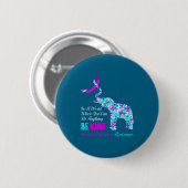 In A World Be Kind Suprt Suicide Prevention Awaren Button (Vorne & Hinten)