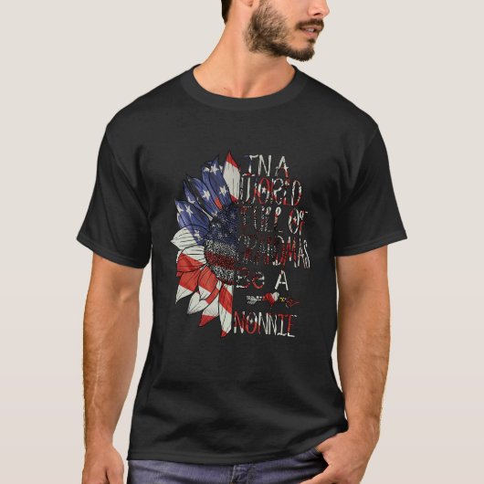 In A World Full Of Granmas Be A nonnie american su T-Shirt (Vorderseite)