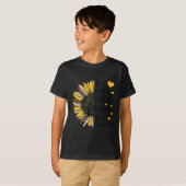 In A World Full Of Roses Be A Sunflower Flower Leo T-Shirt (Vorne ganz)