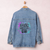 in A world where you can be anything be kind Jeansjacke (Hangar)
