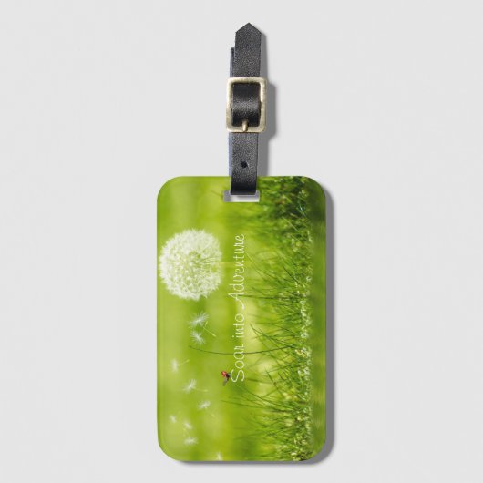 In Abenteuer einsteigen Gepäckanhänger (Vorderseite Vertikal)