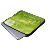 In Abenteuer einsteigen Laptopschutzhülle (Vorne Knopf)