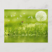 In Abenteuer einsteigen Postkarte (Vorderseite)