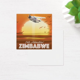 In Abenteuer! Simbabwes Reiseplakat