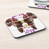 In Afrika habe ich Liebe gefunden Getränkeuntersetzer (Linke Seite)