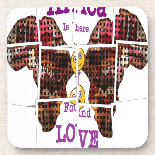 In Afrika habe ich Liebe gefunden Getränkeuntersetzer (Vorderseite)