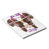 In Afrika habe ich Liebe gefunden Notizblock (angewinkelt)