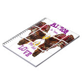 In Afrika habe ich Liebe gefunden Notizblock (Linke Seite)