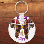 In Afrika habe ich Liebe gefunden Schlüsselanhänger (Vorderseite)