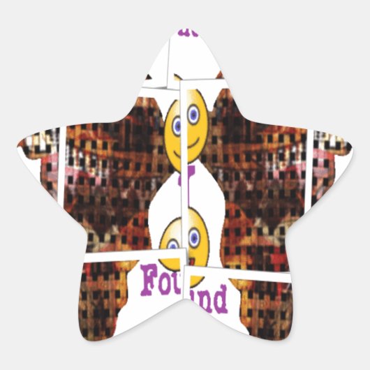 In Afrika habe ich Liebe gefunden Stern-Aufkleber (Vorderseite)