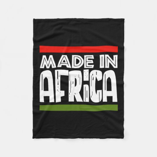 In Afrika Schwarze Geschichte Afrikas Nachbar des Fleecedecke (Vorderseite)