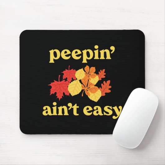 In' Ain't Easy Leaf Er New England Fall Leaves Mousepad (Mit Mouse)